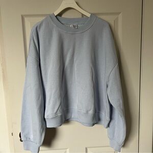 H&M Light Blue Sweatshirt
